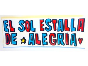 El sol estalla de alegría